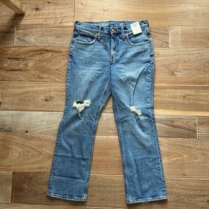 NWT women's JCREW 9" Billie Demi Boot Crop size 27